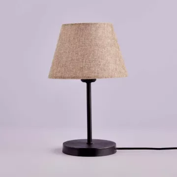 Llambë tavoline BEACON-black-beige