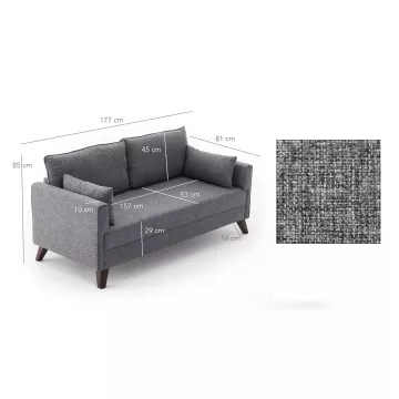 Sofa Martinias gri