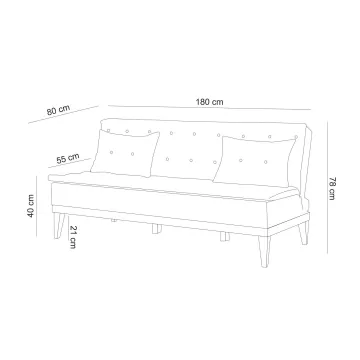 Sofa Serentis blu