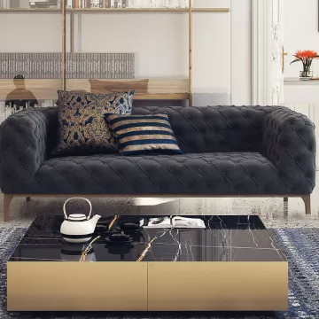 Sofa Ciarina gri e errët