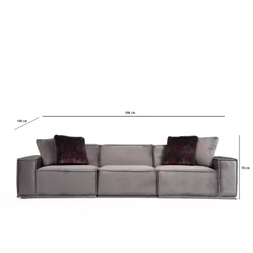 Sofa Sofiandra gri