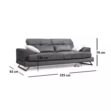 Sofa Giosola antracit