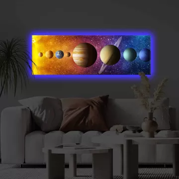 LED dekore për muri Planets