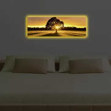 LED dekore për muri Sunset