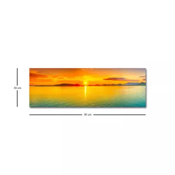 LED dekore për muri Sea sunset