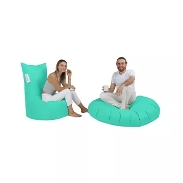 Bean bag Crete turquoise