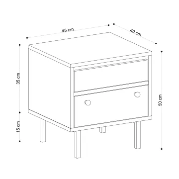 Mini komoda Bellarosa Midi