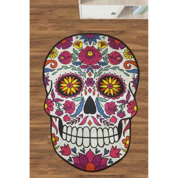 Staza Skull head with flowers long