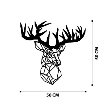 Dekorime metalike për muri Deer Metal