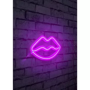 LED dekore për muri Lips-Pink