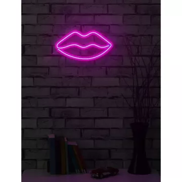 LED dekore për muri Lips-Pink