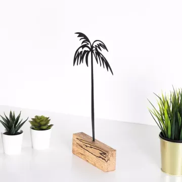 Skulpturë Palm - Black