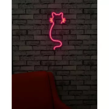 LED dekore për muri Cat Pink