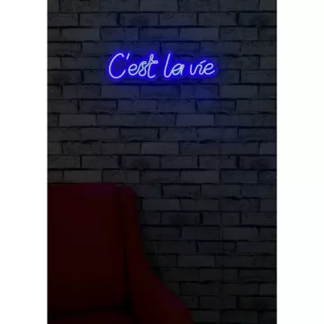 LED dekore për muri C'est La Vie -Blue