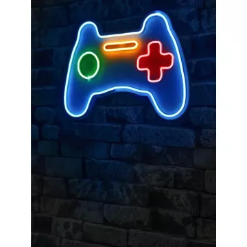 LED dekore për muri Play Station Gaming Controller-Blue