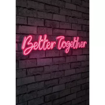 LED dekore për muri Better Together-Pink