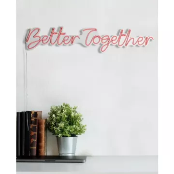 LED dekore për muri Better Together-Pink