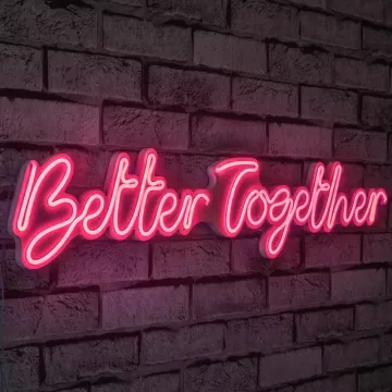 LED dekore për muri Better Together-Pink