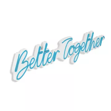 LED dekore për muri Better Together-Blue