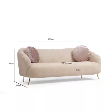 Sofa Bellastella Bezhë