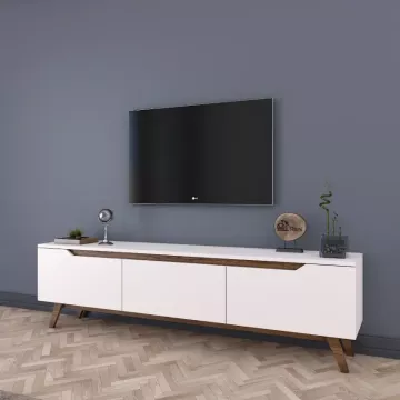 TV Komoda Mindanao White Walnut