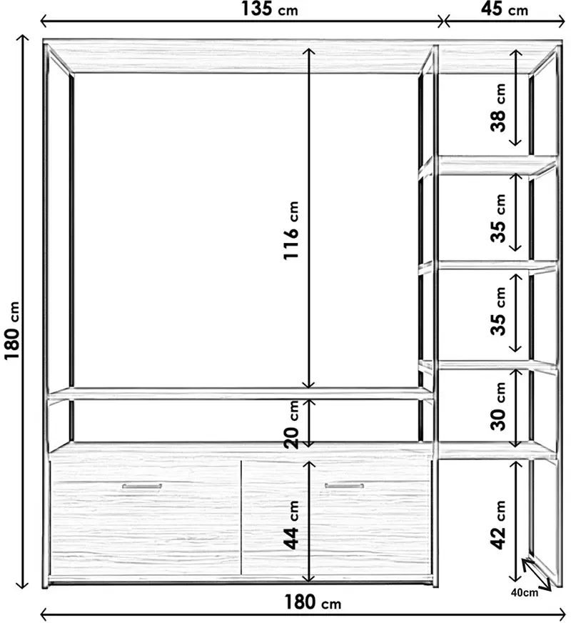 TV Komoda SANT ANDRE