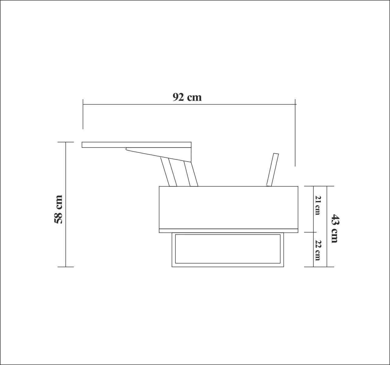 Tavolinë mesi Linea