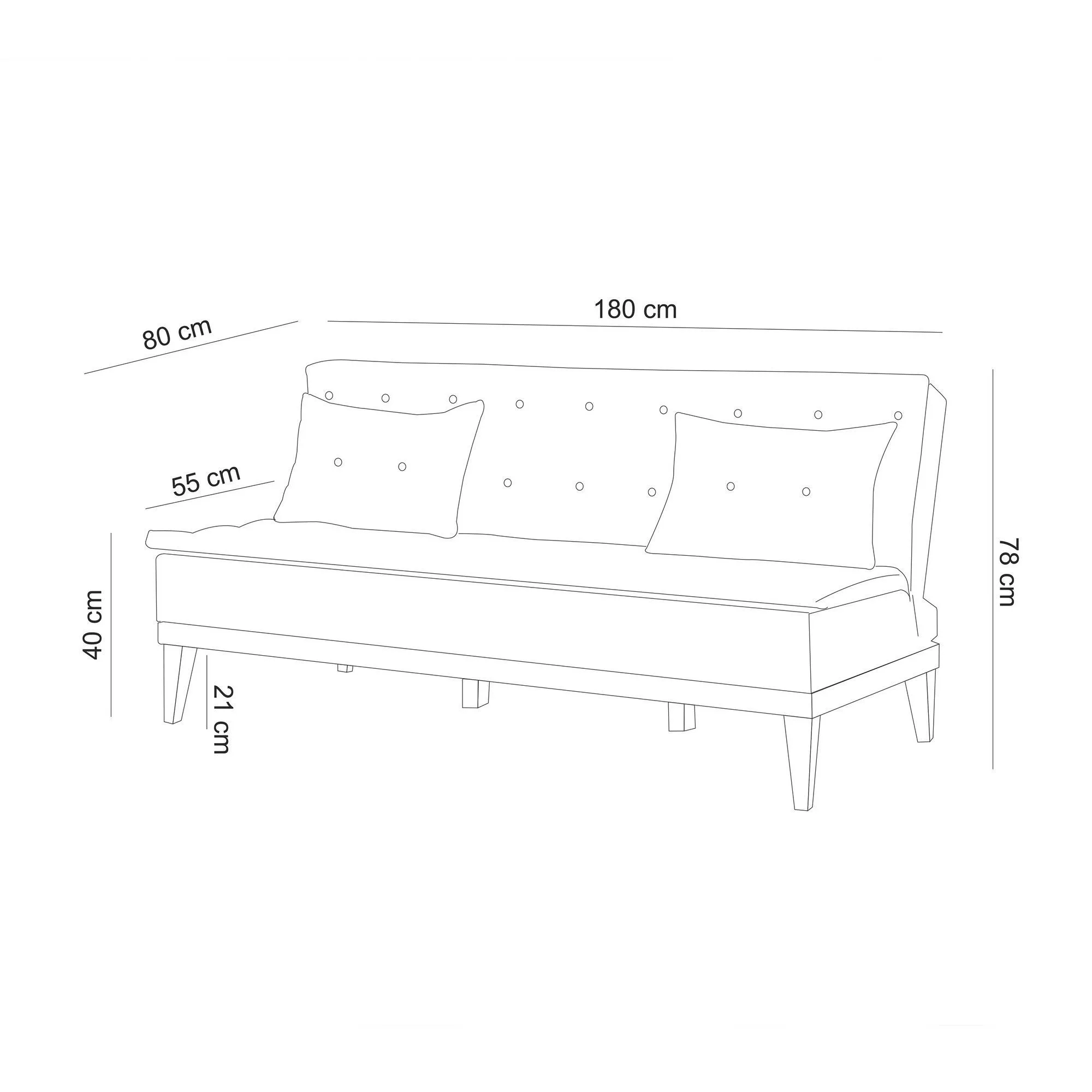 Sofa Serentis blu