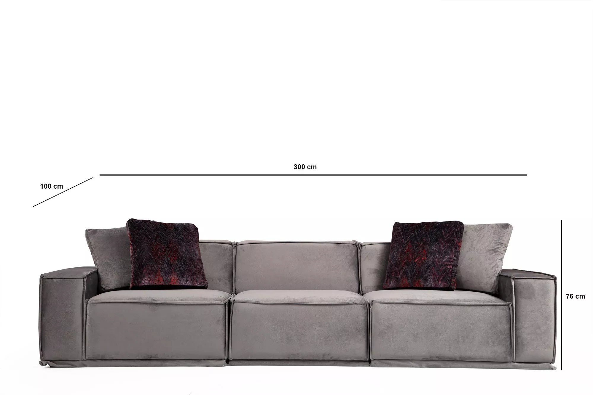 Sofa Sofiandra gri