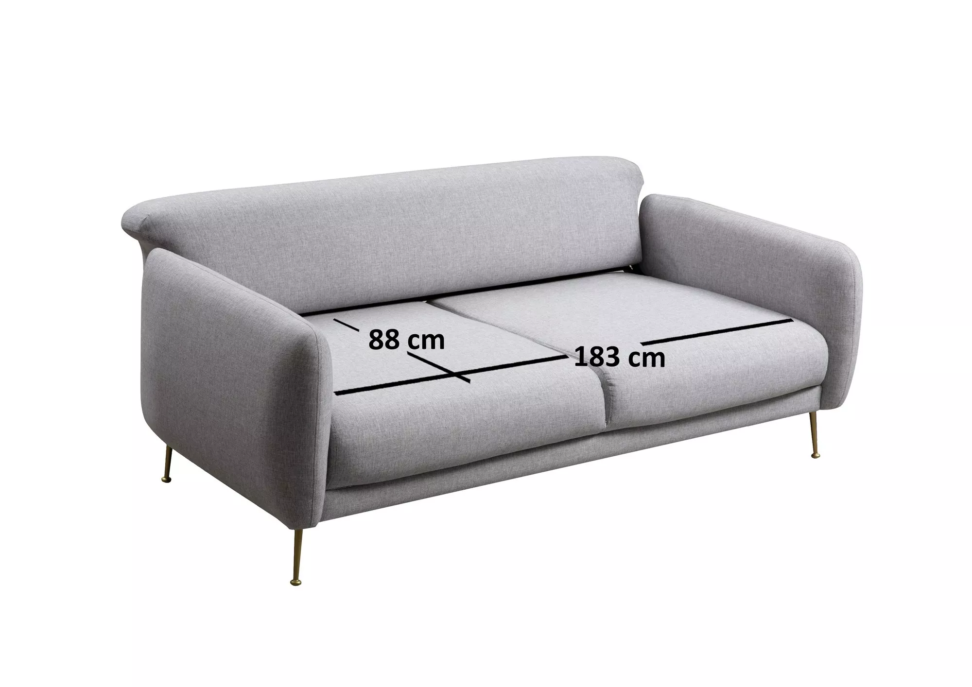 Sofa Beatrisa gri