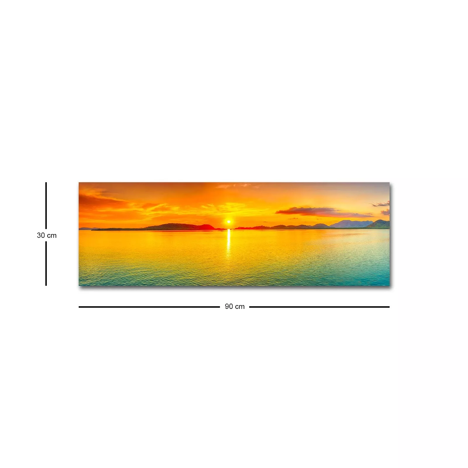 LED dekore për muri Sea sunset