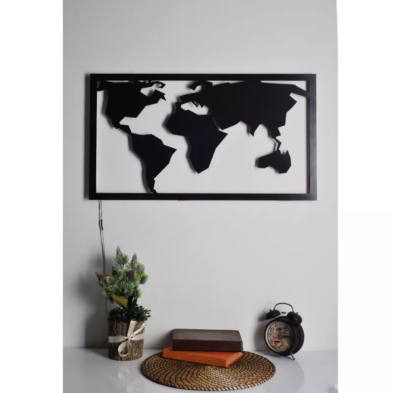 LED dekore për muri World Map