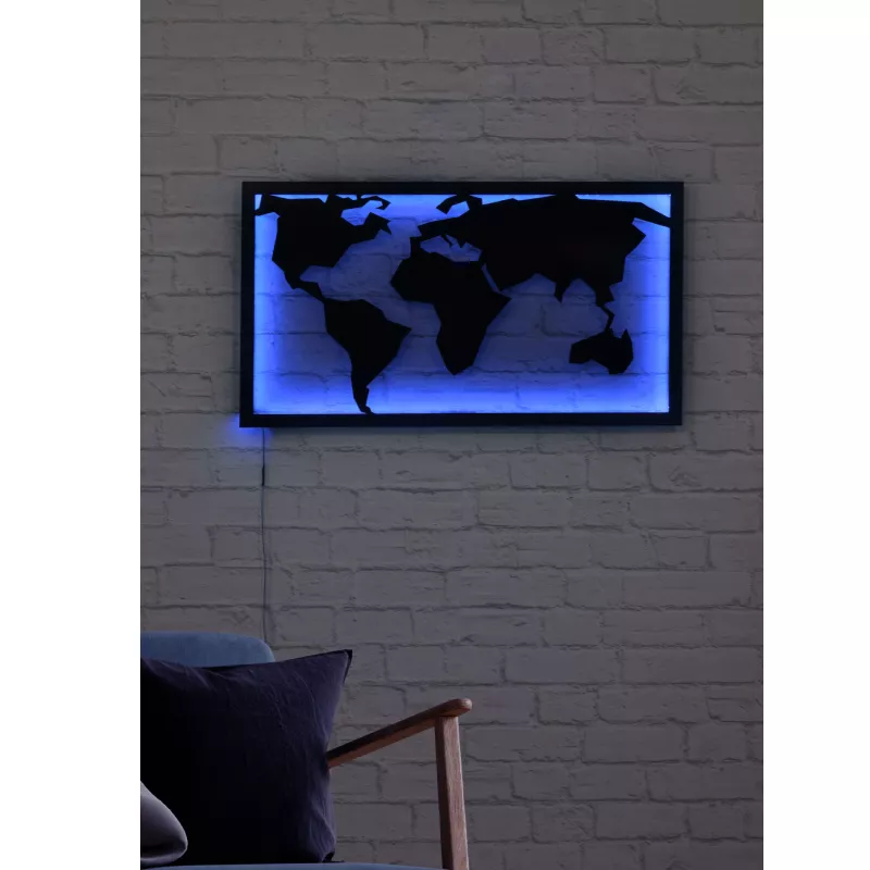 LED dekore për muri World Map