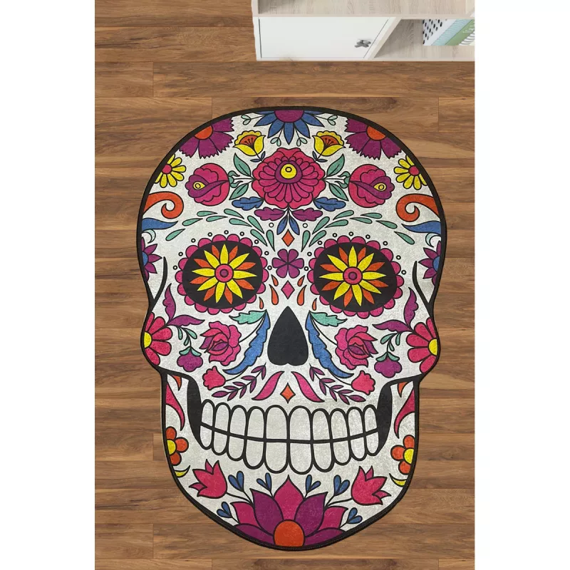 Staza Skull head with flowers 01