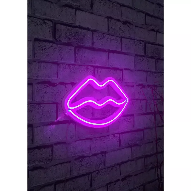 LED dekore për muri Lips-Pink