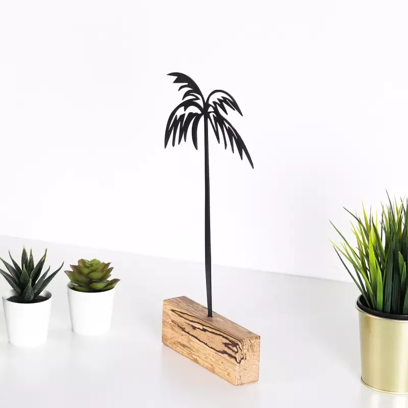 Skulpturë Palm - Black