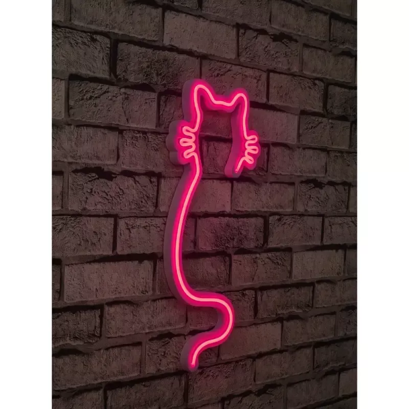 LED dekore për muri Cat Pink