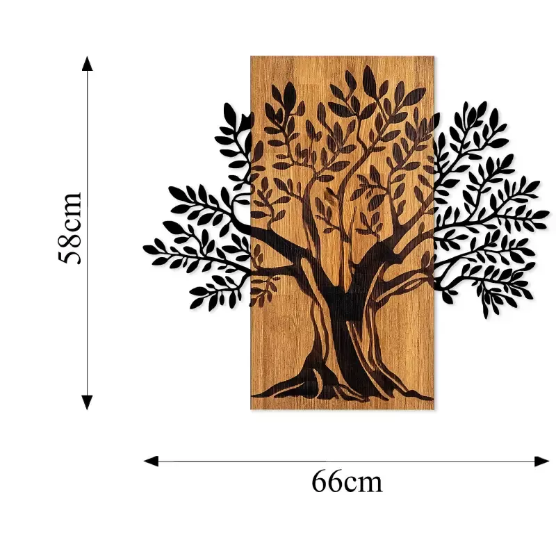 Dekorime metalike për muri Monumental Tree