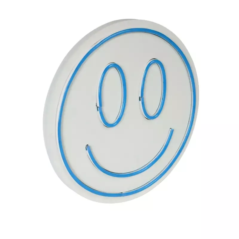 LED dekore për muri Smiley-Blue