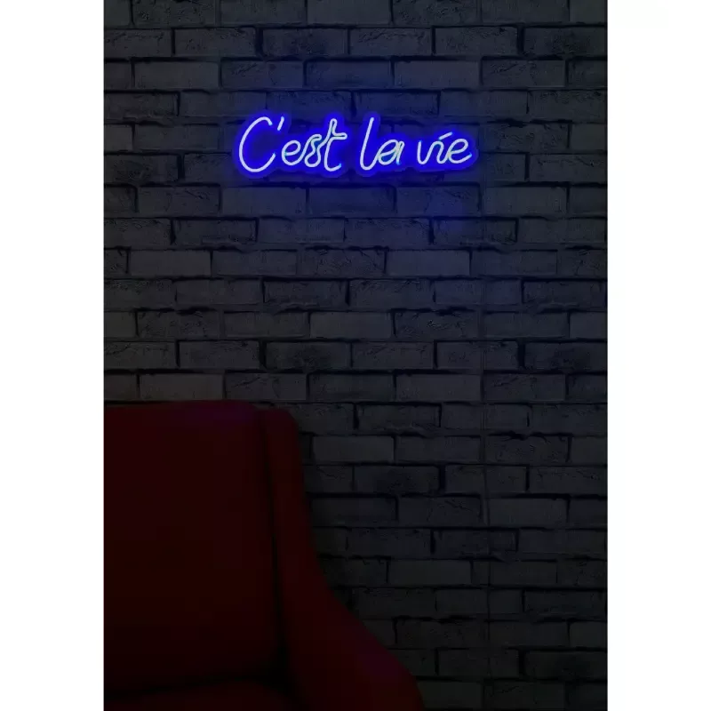 LED dekore për muri C'est La Vie -Blue