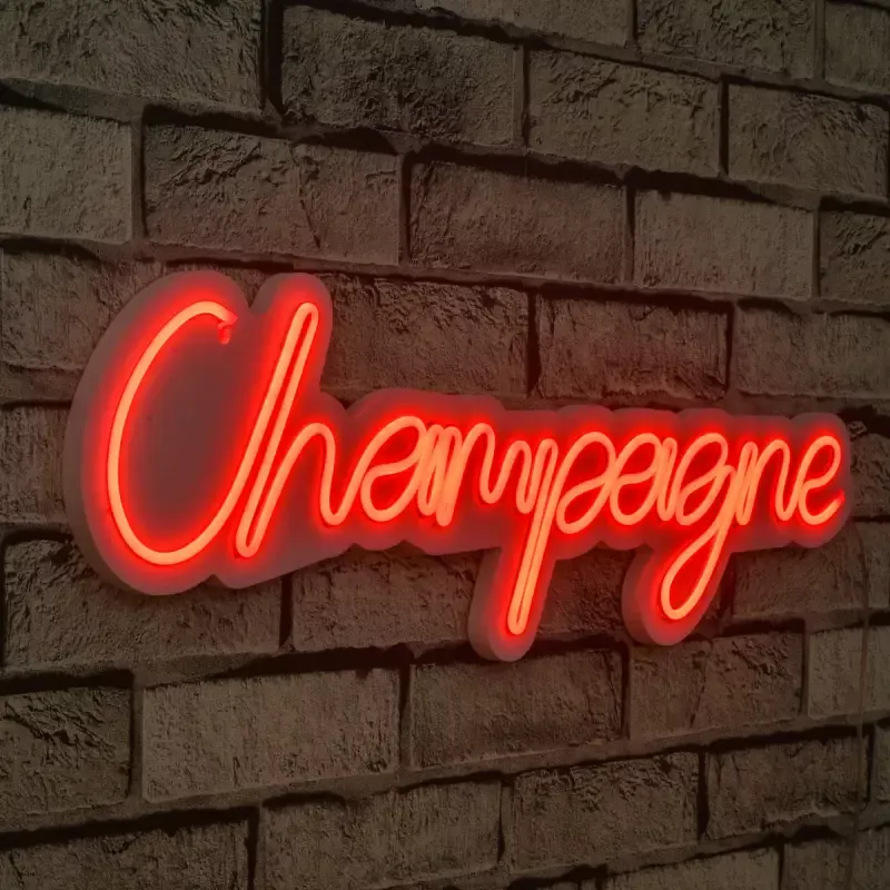 LED dekore për muri Champagne-Red