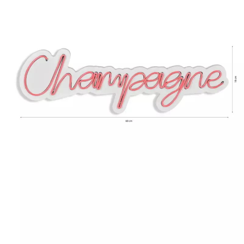 LED dekore për muri Champagne-Pink-