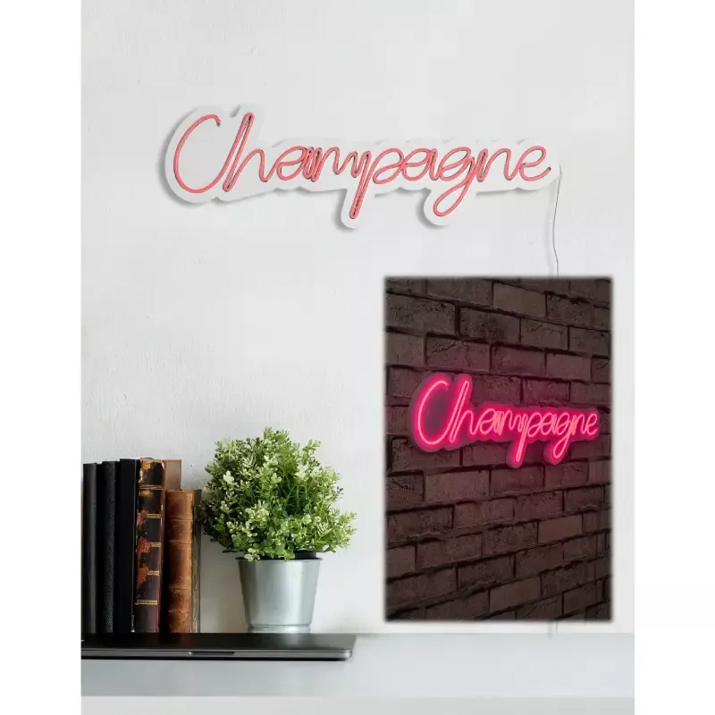 LED dekore për muri Champagne-Pink-