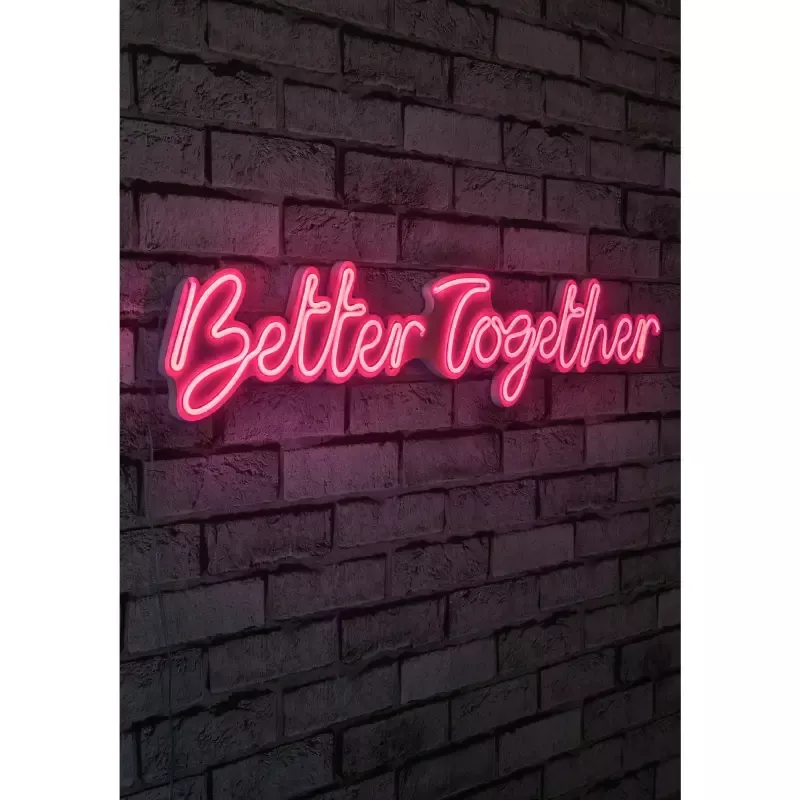 LED dekore për muri Better Together-Pink