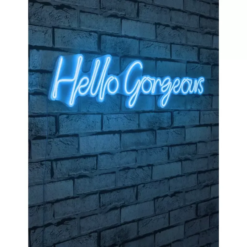 LED dekore për muri Hello Gorgeous-Blue