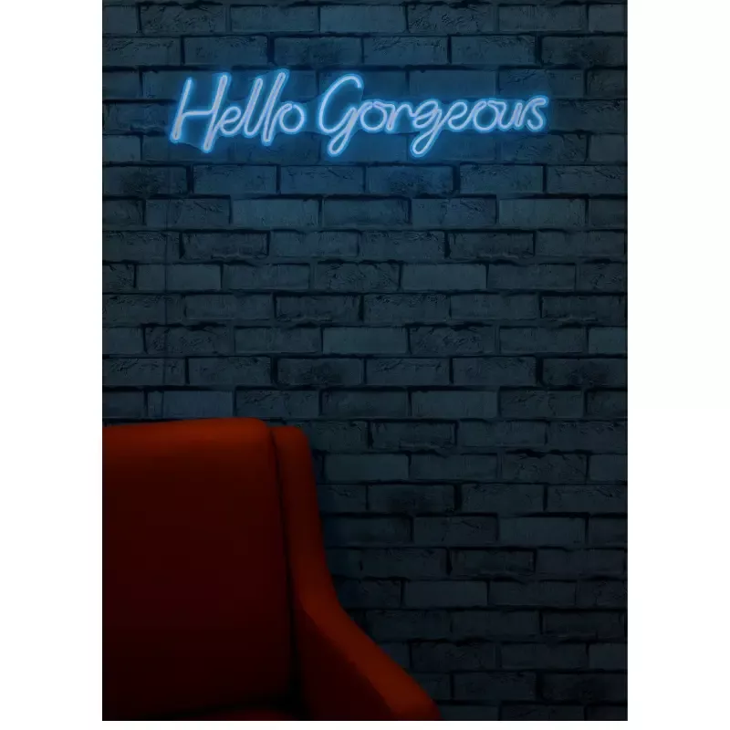 LED dekore për muri Hello Gorgeous-Blue