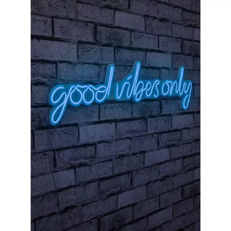 LED dekore për muri Good Vibes Only-Blue