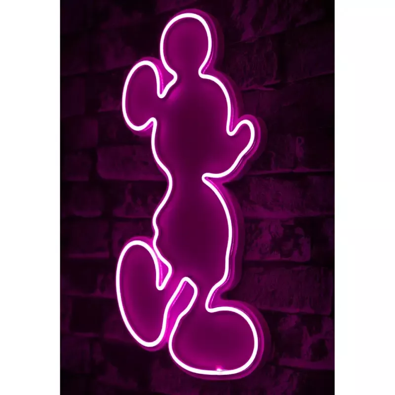 LED dekore për muri Mickey Mouse-Pink