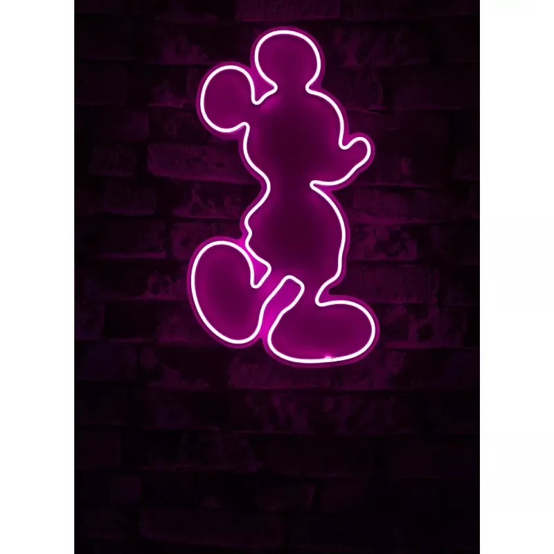 LED dekore për muri Mickey Mouse-Pink