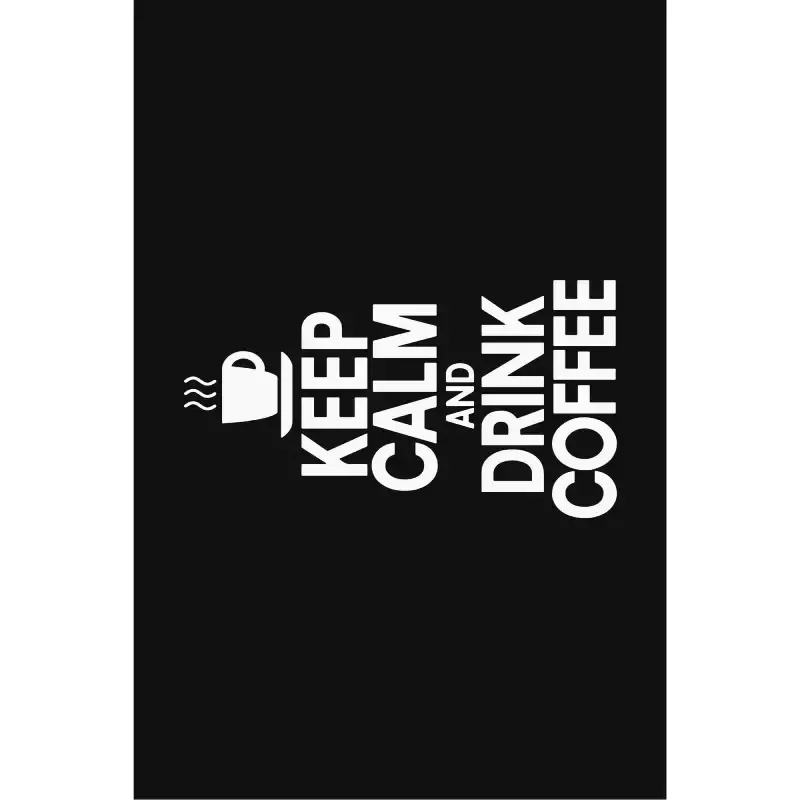 Tepih keep calm and drink coffee